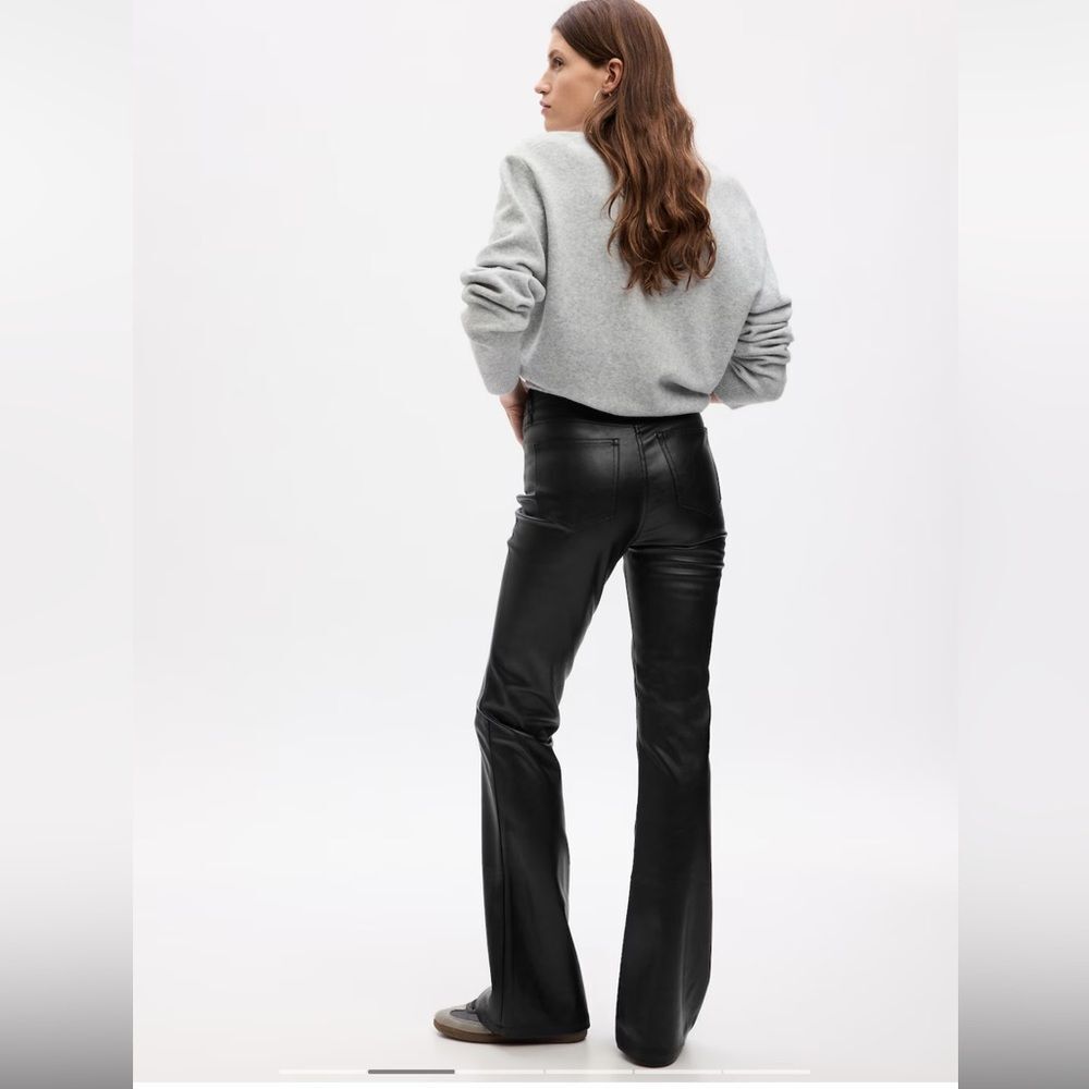 NWT Gap faux leather pants - Picture 2 of 5